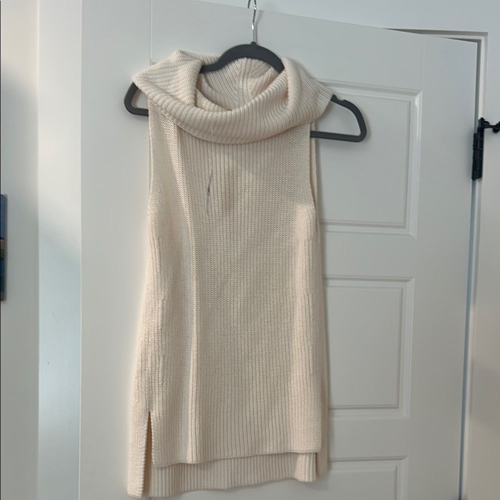 Lou & Grey Cream Cowl Neck Sweater
